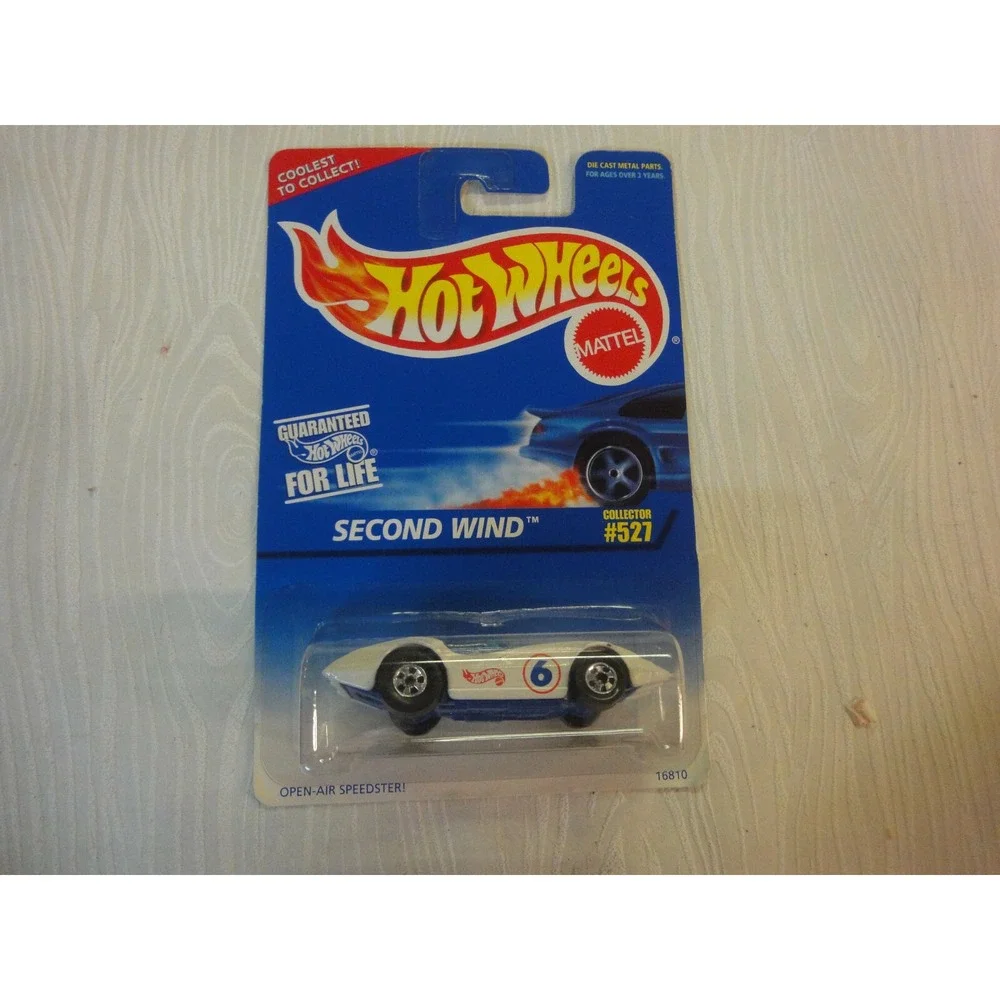 mattel‎ HOT WHEELS Die cast 16810 Second wind #527 open air speedster 1996 NEW